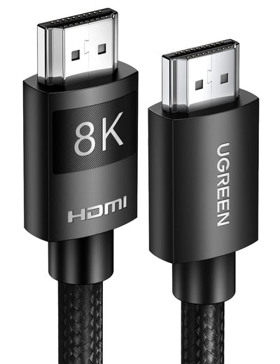 UGREEN Cable HDMI 2.1 8K 60Hz 4K 120Hz UHD Haute Vitesse 48 Gbps Supporte 3D eARC HDR Dynamique HDR 10 Dolby Vision HDCP 2.2 2.3