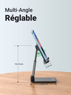 UGREEN Support Téléphone Bureau Réglable Pose Téléphone Portable Pliable Porte