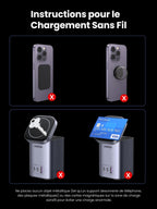 UGREEN Nexode 100W Chargeur USB C GaN MagSafe 15W
