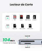 UGREEN 6 en 2 Adaptateur Hub USB C Thunderbolt 3