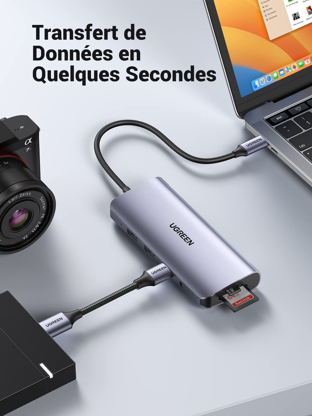 UGREEN 10 en 1 Hub USB C