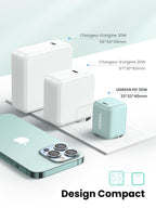 UGREEN Nexode Chargeur 30W USB C avec GaN Tech (Vert)