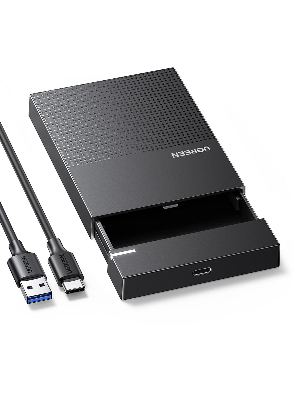 UGREEN USB C Boîtier Disque Dur Externe 2,5 Pouces SATA HDD SSD
