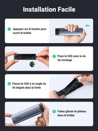 UGREEN Boîtier SSD M.2 NVME SATA USB 3.2 Gen 2 10Gbps 2To