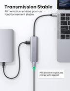 UGREEN Hub USB C vers 4 Ports USB 3.0 5Gbps Adaptateur USB C Hub Multiports USB