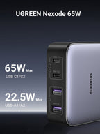 UGREEN Nexode 65W Chargeur USB C 4 Ports