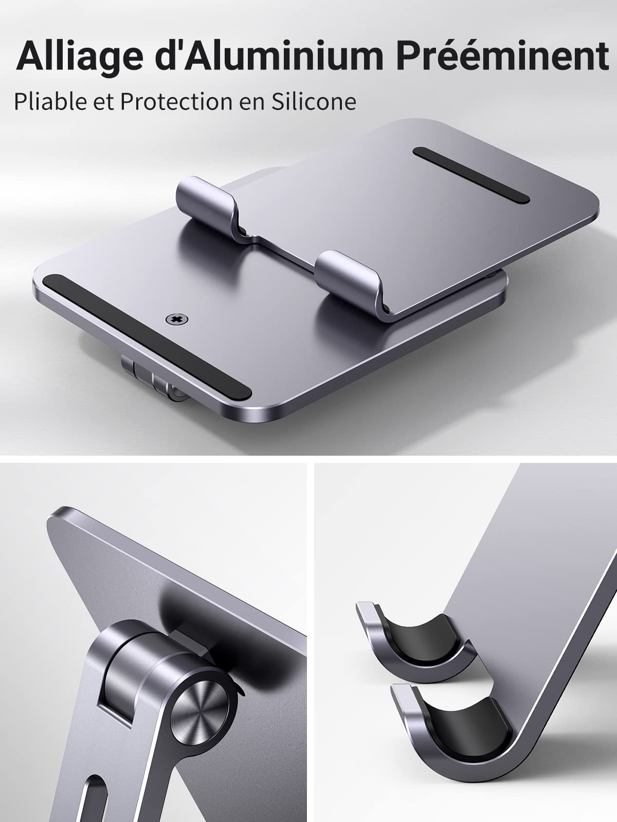 UGREEN Support Tablette Bureau Réglable Repose Tablette Pliable Porte