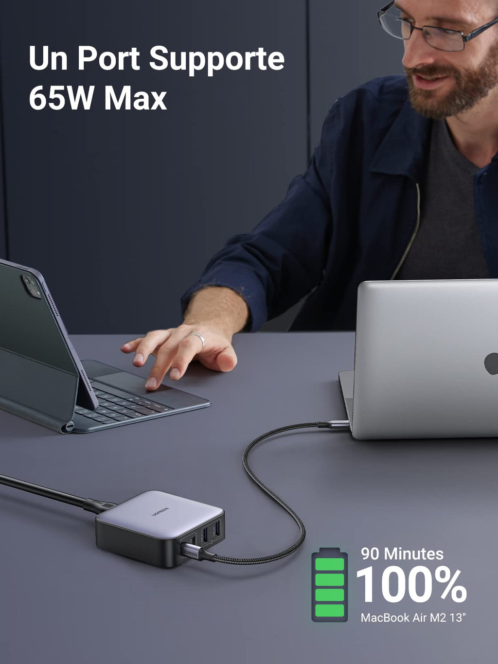 UGREEN Nexode 65W Chargeur USB C 4 Ports