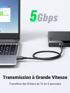 UGREEN Câble USB 3.0 Mâle A vers Micro B Câble Disque Dur