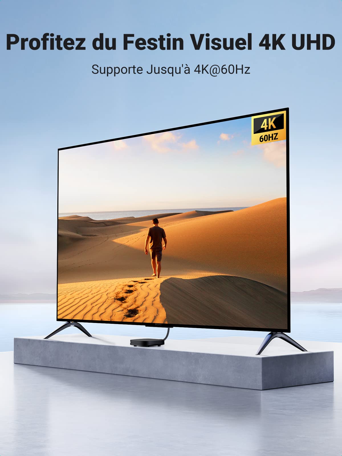 UGREEN Câble HDMI 4K Ultra HD Cordon HDMI 2.0 Haute Vitesse Ethernet