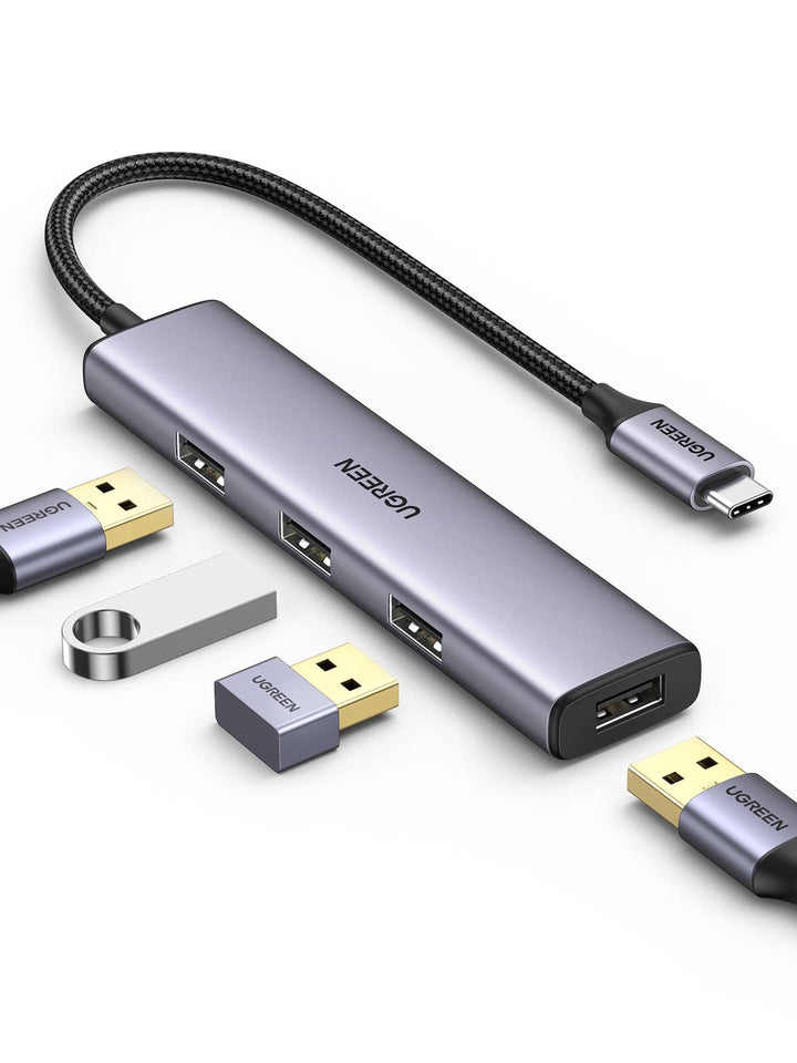 UGREEN Hub USB 3.0 vers 4 Ports USB pour Clavier Souris Disque Dur