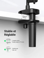 UGREEN Support Tablette Lit Bras Articulé en Aluminium Support Téléphone Flexible Compatible avec iPad Pro 12,9 Air 2022 Mini MediaPad iPhone 15 Plus Pro Max 13 12 Galaxy S23 S22 Redmi Note 11 Pro