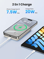 UGREEN Batterie Externe Magnétique sans Fil 10000mAh 20W USB C
