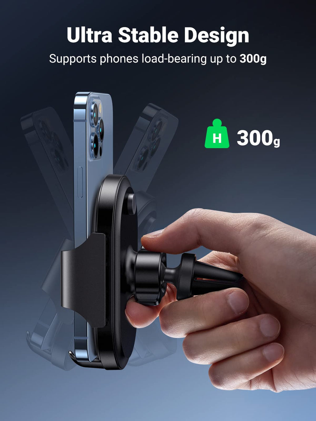 UGREEN Support Téléphone Voiture 360 Degrés