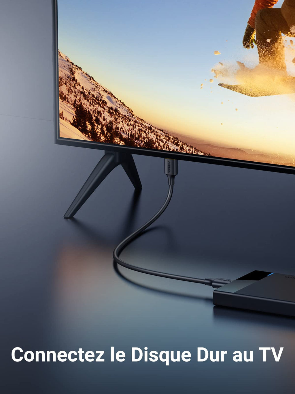 UGREEN Câble USB 3.0 Mâle A vers Micro B Câble Disque Dur