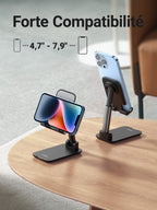 UGREEN Support Téléphone Bureau Réglable Pose Téléphone Portable Pliable Porte