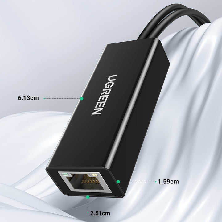 UGREEN Adaptateur Réseau Micro USB vers RJ45 Ethernet 