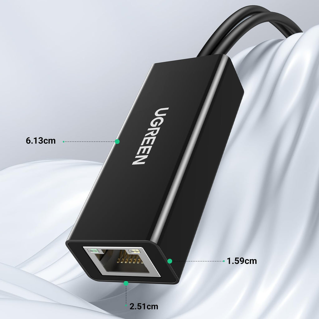 UGREEN Adaptateur Réseau Micro USB vers RJ45 Ethernet 