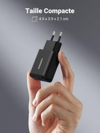 UGREEN Chargeur Secteur USB Quick Charge 3.0 (Noir)