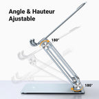 UGREEN Support Tablette Bureau Réglable à Double Tige Porte