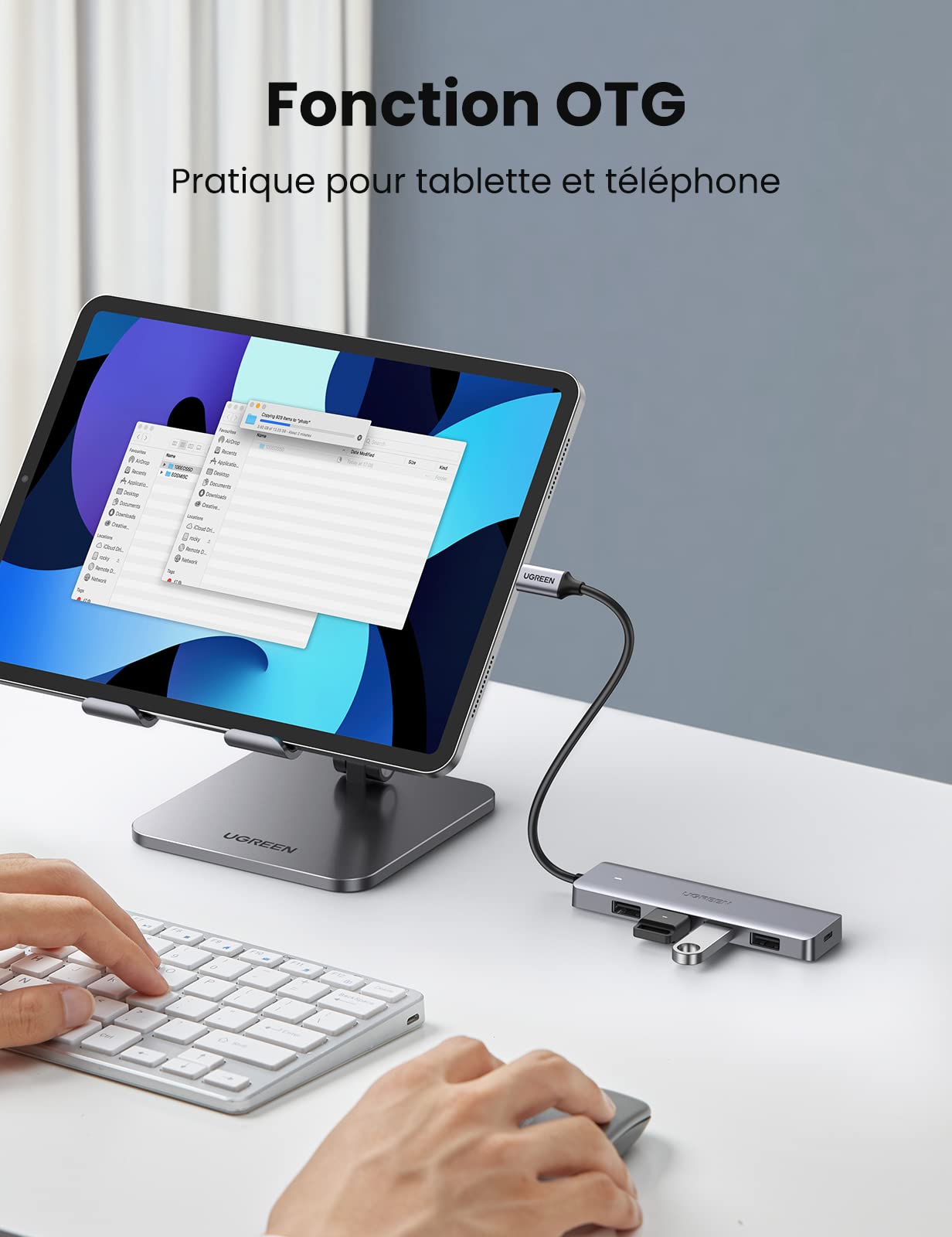 UGREEN Hub USB C vers 4 Ports USB 3.0 5Gbps Adaptateur USB C Hub Multiports USB