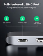 UGREEN 5 en 2 Adaptateur Hub USB C HDMI 4K