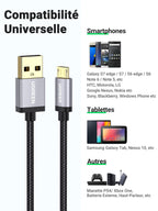 UGREEN Câble USB Micro USB Charge Rapide 18W 3A