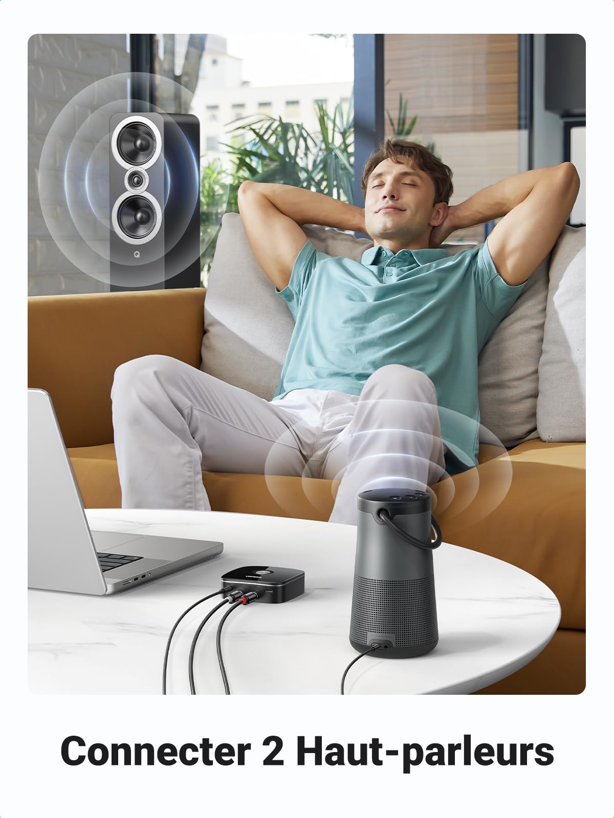 UGREEN Récepteur sans Fil Bluetooth 5.0 Adaptateur Bluetooth HiFi