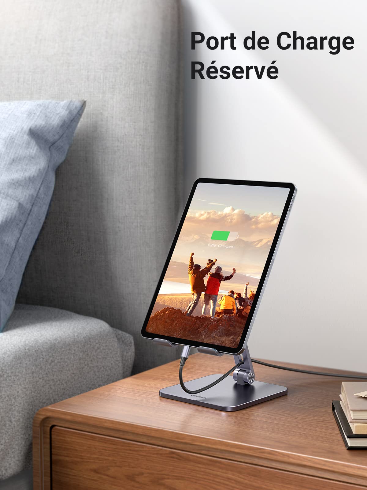 UGREEN Support Tablette Bureau Réglable Repose Tablette Pliable Porte