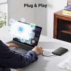 UGREEN USB C 3.1 Gen 2 Boîtier Disque Dur Externe 2,5 Pouces SATA HDD