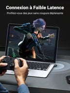 UGREEN Dongle Bluetooth 5.3 Adaptateur Bluetooth pour PC Clé Bluetooth USB Faible Latence Supporte Windows 11 10 8.1 Compatible avec Manette de Jeu Casque Clavier Souris Enceinte