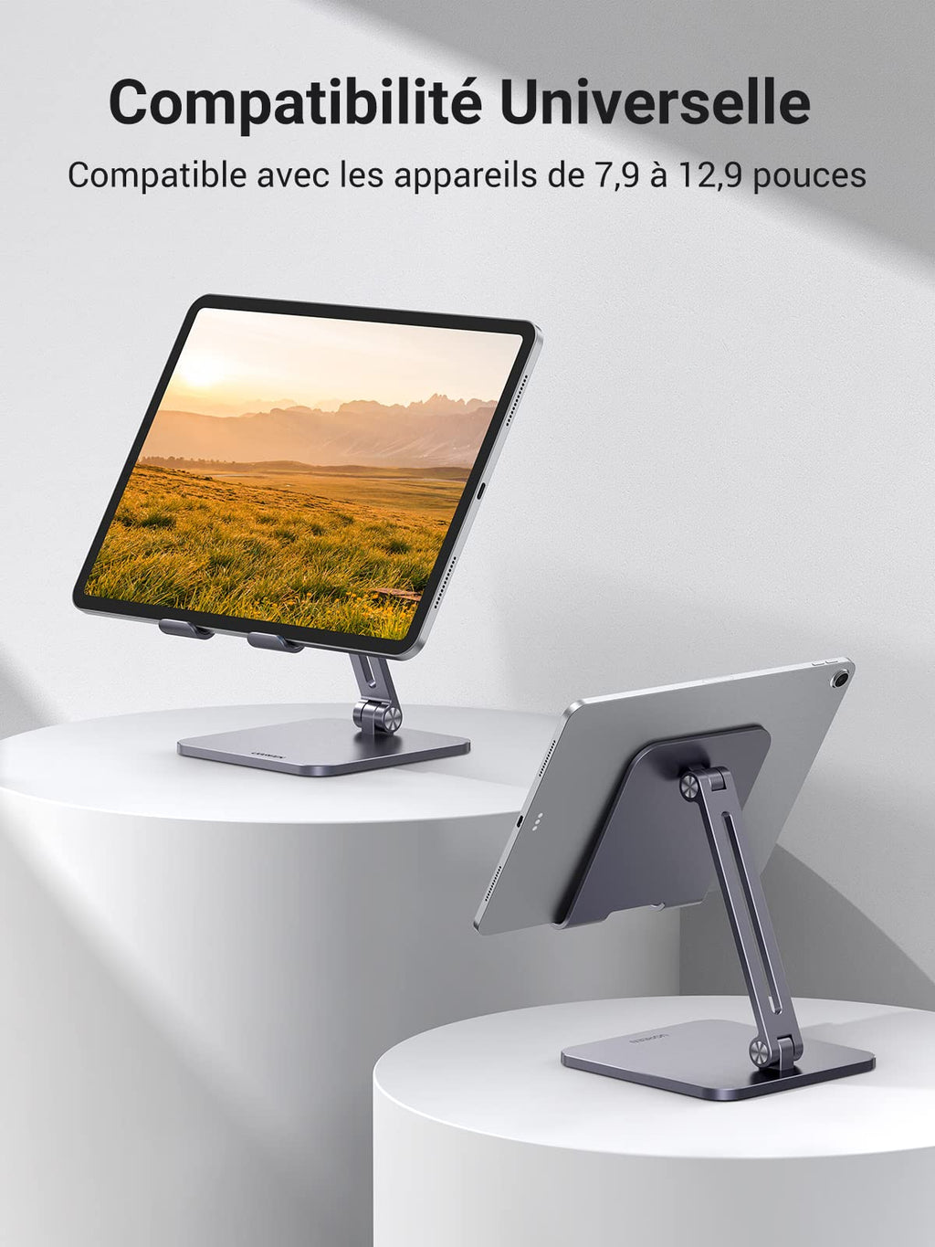 UGREEN Support Tablette Bureau Réglable Repose Tablette Pliable Porte