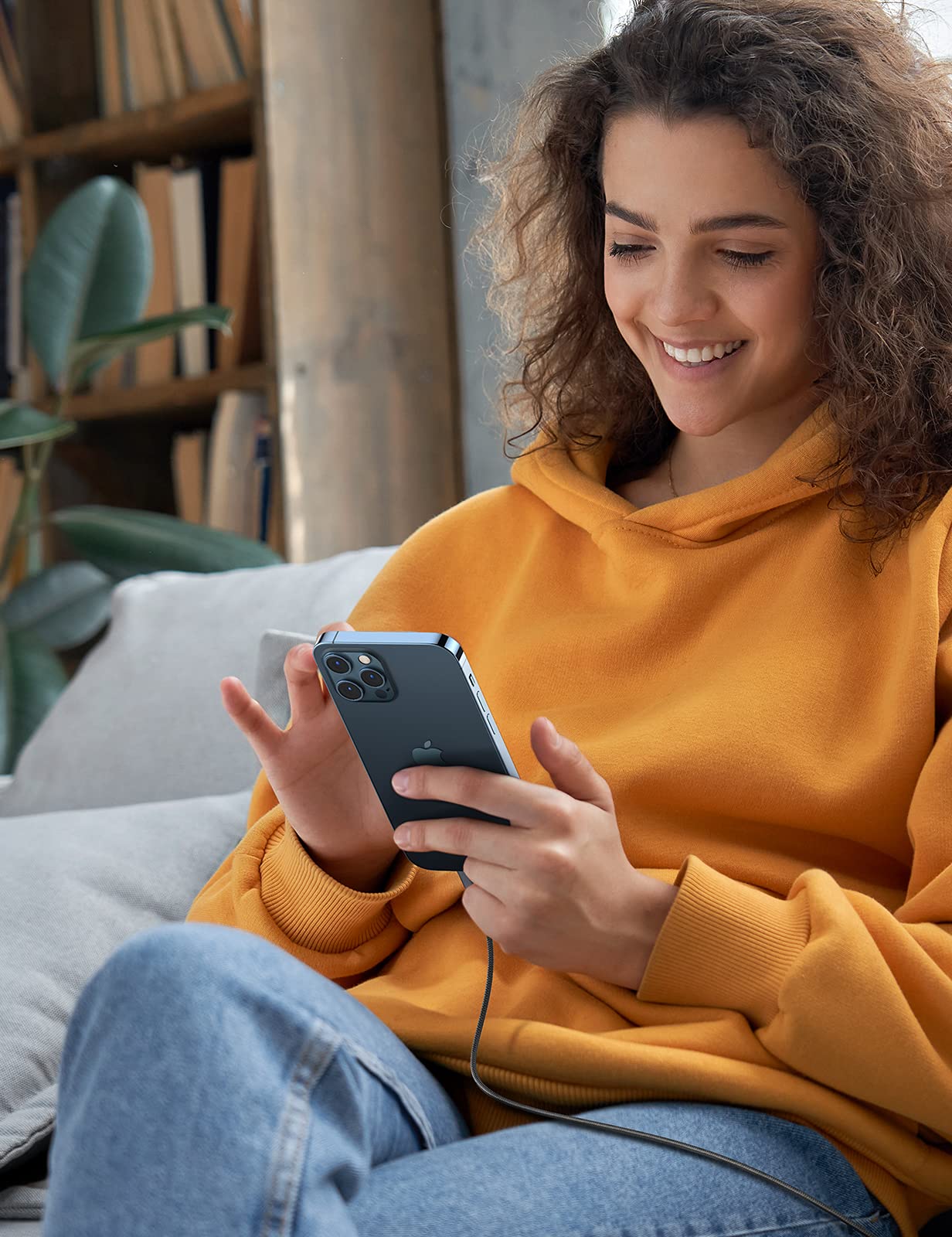 UGREEN Câble Lightning vers USB C MFi Certifié Nylon Tressé