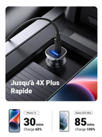 UGREEN USB C PD QC 3.0 Rapide Chargeur Voiture USB C