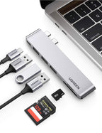 UGREEN 6 en 2 Adaptateur Hub USB C Thunderbolt 3