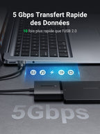 UGREEN Adaptateur USB SATA III Câble SATA USB Disque