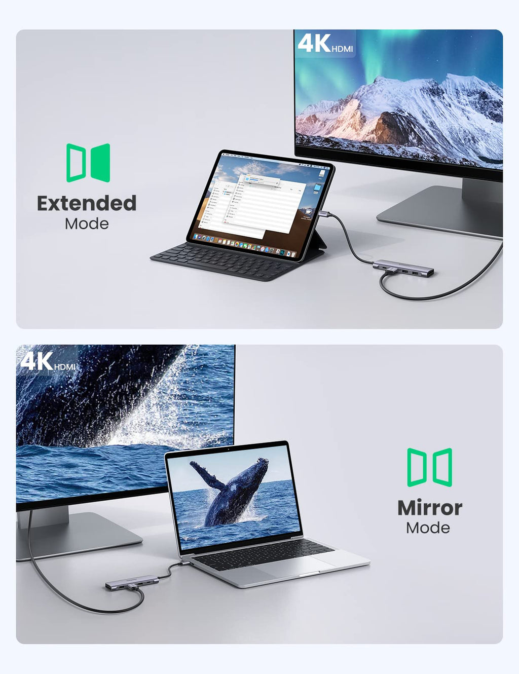 UGREEN Adaptateur Hub USB C vers HDMI 4K