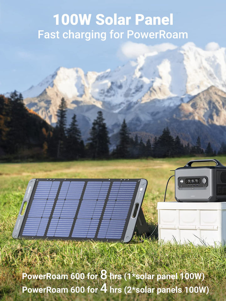 Générateur Solaire Portable 1200 W (2400W Pic) avec Panneau Solaire 200W,  Générateur éco1132 Wh avec 11 Ports, Générateur d'énergie Portable pour la