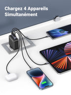 UGREEN 65W Chargeur USB C 4 Ports