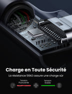 UGREEN Câble USB C Coudé 1M et 2M Lot de 2 Chargeur Type C Câble USB C Rapide 3A Nylon Tressé