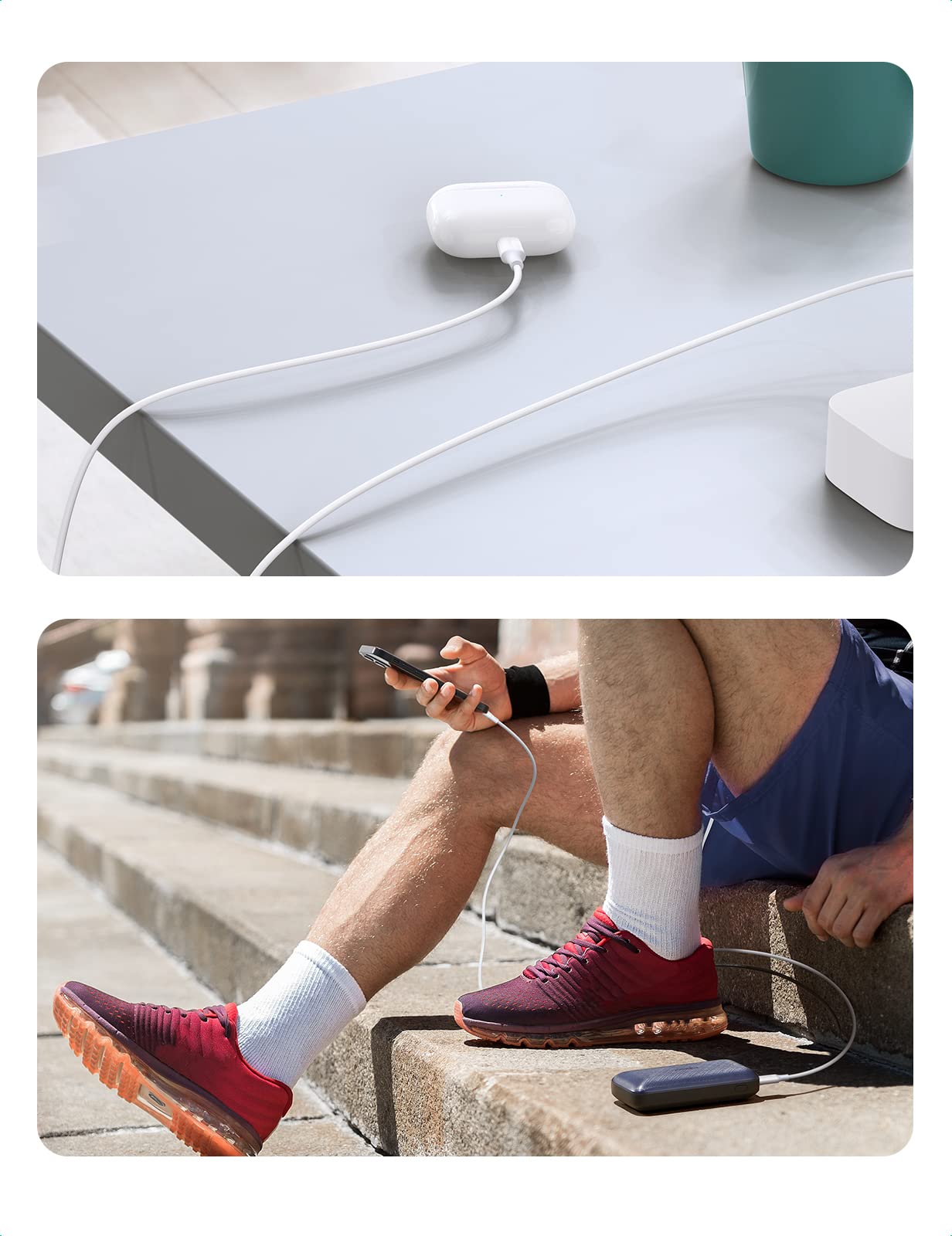 UGREEN Câble Lightning vers USB C MFi Certifié Chargeur iPhone Rapide