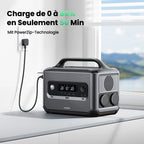 UGREEN Station Électrique Portable 1200 1024Wh PowerRoam avec LiFePO4 Batterie 1.5H Charge Rapide 2500 W