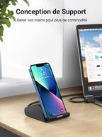UGREEN Hub USB A 3.0 avec Lecteur de Carte Micro SD MS M2 et 3 Ports