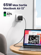 UGREEN 65W Chargeur Secteur 2 USB C PD 3.0 Rapide