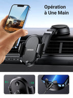 UGREEN Support Téléphone Voiture Ventouse Rotation à 360 Degrés