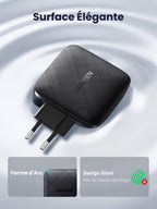 UGREEN 65W Chargeur Secteur 2 USB C PD 3.0 Rapide