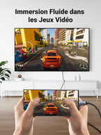 UGREEN 2M Câble USB C vers HDMI 4K 60Hz Câble Type C Thunderbolt 3