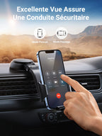 UGREEN Support Téléphone Voiture Ventouse Rotation à 360 Degrés
