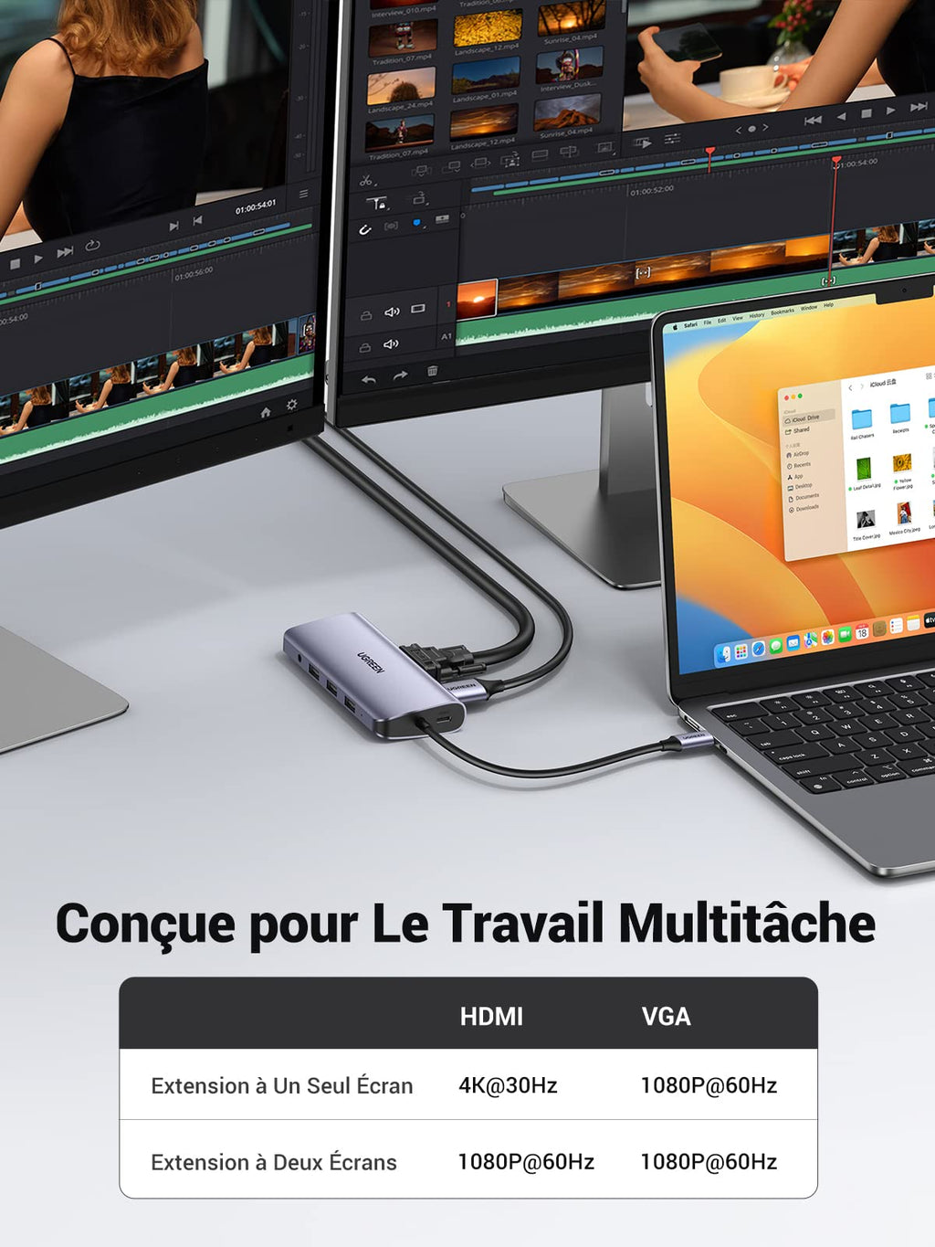 UGREEN 10 en 1 Hub USB C
