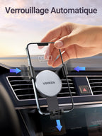 UGREEN Support Téléphone Voiture Gravité Grille Aération